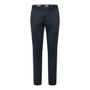 JACK & JONES Chino nohavice 'MARCO'  námornícka modrá / biela