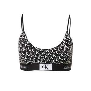 Calvin Klein Underwear Podprsenka 'Ck96 Unlined'  čierna / biela