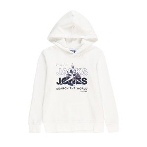 Jack & Jones Junior Mikina 'HUNT'  modrá / hnedá / čierna / biela