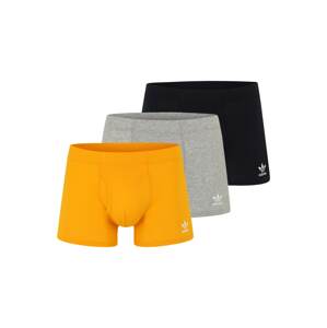 ADIDAS ORIGINALS Boxerky  zlatá žltá / sivá melírovaná / čierna / biela