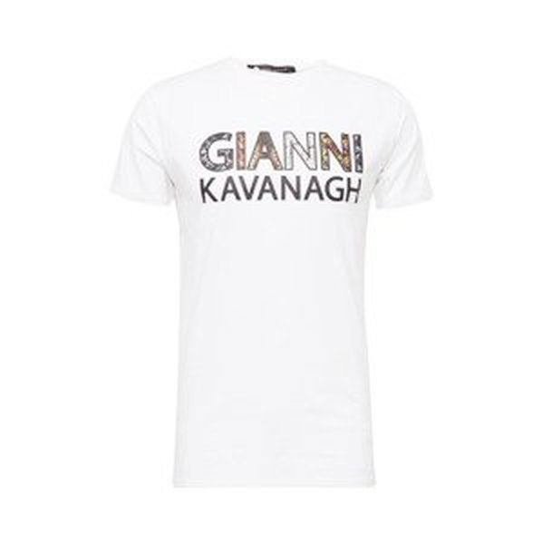 Gianni Kavanagh Tričko 'Amazonia'  svetlohnedá / svetlozelená / čierna / biela