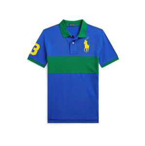 Polo Ralph Lauren Tričko  zafírová / žltá / tmavozelená