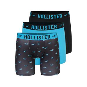 HOLLISTER Boxerky  námornícka modrá / vodová