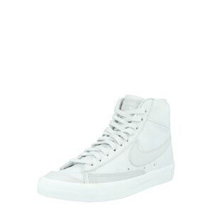 Nike Sportswear Členkové tenisky 'BLAZER MID PRM MF'  svetlosivá / biela