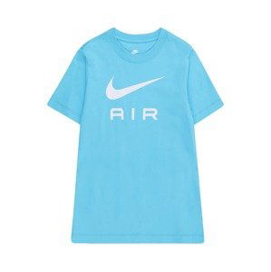 Nike Sportswear Tričko  modrozelená / biela