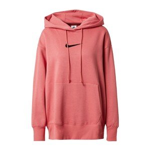 Nike Sportswear Mikina  svetloružová / čierna