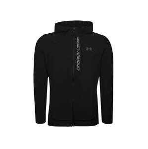 UNDER ARMOUR Športová bunda  striebornosivá / čierna