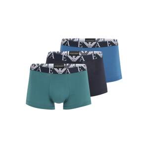 Emporio Armani Boxerky  modrá / námornícka modrá / nefritová / biela