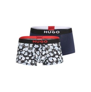 HUGO Boxerky  námornícka modrá / pastelovo modrá / svetlomodrá / červená