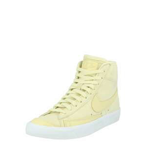 Nike Sportswear Členkové tenisky 'BLAZER MID PRM MF'  svetložltá