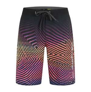 QUIKSILVER Surferské šortky 'EVERYDAY WARP FADE 20'  fialová / lososová / čierna / biela