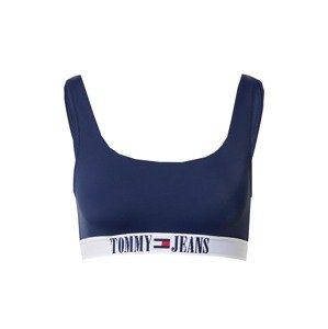 Tommy Jeans Bikinový top  námornícka modrá / červená / biela