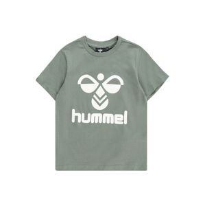 Hummel Tričko 'Tres'  zelená / biela