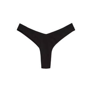 Bershka Bikinové nohavičky  čierna