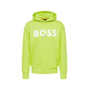 BOSS Orange Mikina  kiwi / biela