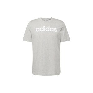 ADIDAS SPORTSWEAR Funkčné tričko 'Essentials'  sivá melírovaná / biela