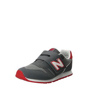 new balance Tenisky  striebornosivá / kamenná / ohnivo červená / biela