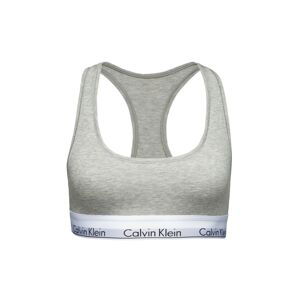 Calvin Klein Underwear Podprsenka  sivá melírovaná / čierna / biela