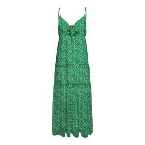 VERO MODA Letné šaty 'Smilla'  zelená / trávovo zelená / svetloružová / biela