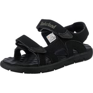 TIMBERLAND Otvorená obuv  tmavošedá / čierna