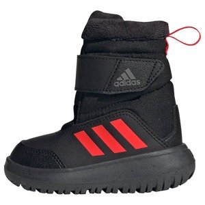 ADIDAS SPORTSWEAR Snehule 'Winterplay'  oranžovo červená / čierna