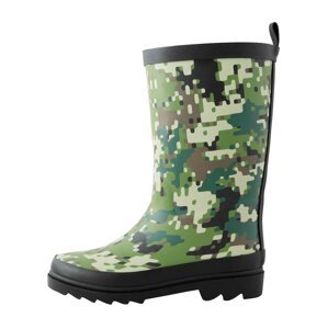 Next Gumáky  čokoládová / zelená / kaki / čierna