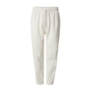 Abercrombie & Fitch Nohavice 'CLASSIC'  strieborná / biela