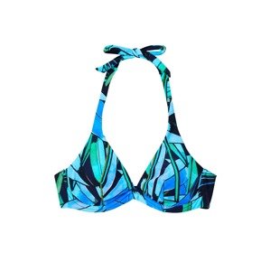 Desigual Bikinový top 'Bukit'  námornícka modrá / azúrová / nebesky modrá / nefritová