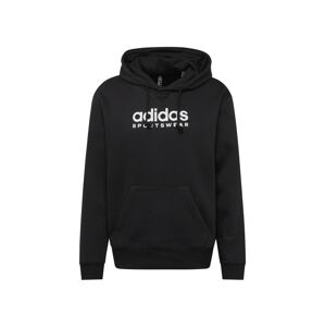 ADIDAS SPORTSWEAR Športová mikina 'All Szn Fleece Graphic'  čierna / biela