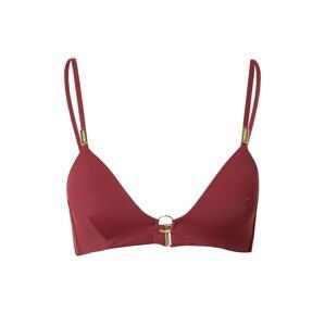 Calvin Klein Swimwear Bikinový top  bordová