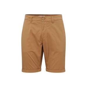 KnowledgeCotton Apparel Chino nohavice 'CHUCK'  hnedá