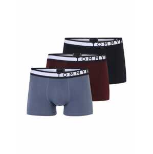 Tommy Hilfiger Underwear Boxerky  dymovo modrá / antracitová / bordová / biela