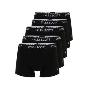 Lyle & Scott Boxerky 'MILLER'  žltá / čierna / biela