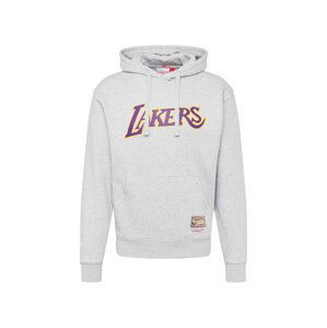 Mitchell & Ness Mikina  béžová / žltá / sivá melírovaná / fialová