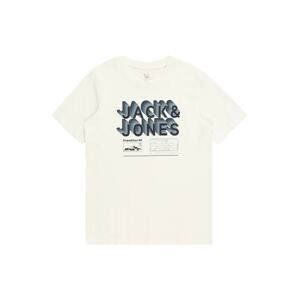 Jack & Jones Junior Tričko  námornícka modrá / modrosivá / biela