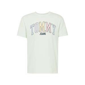 TOMMY HILFIGER Tričko  svetlomodrá / žltá / pastelovo zelená / červená