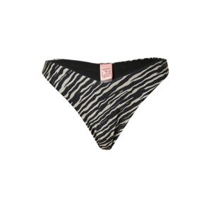 Hunkemöller Bikinové nohavičky  tmavošedá / čierna