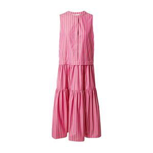 Max Mara Leisure Šaty 'MEGATON'  fuksia / biela