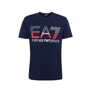 EA7 Emporio Armani Tričko  námornícka modrá / červená / biela