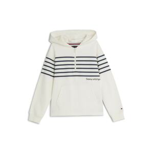 TOMMY HILFIGER Mikina 'Breton'  tmavomodrá / červená / prírodná biela