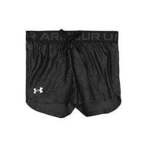 UNDER ARMOUR Športové nohavice 'Play Up'  tmavosivá / čierna / biela