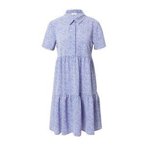 JDY Košeľové šaty 'PIPER'  kráľovská modrá / biela
