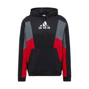 ADIDAS SPORTSWEAR Športová mikina  tmavosivá / červená / čierna / biela