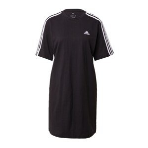 ADIDAS SPORTSWEAR Športové šaty 'Essentials'  čierna / biela