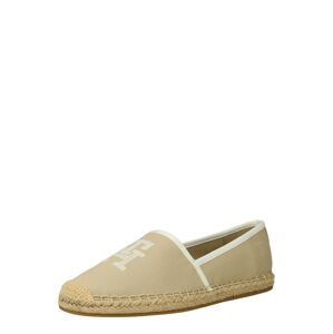 TOMMY HILFIGER Espadrilky  piesková / biela