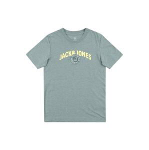 Jack & Jones Junior Tričko 'OUNCE'  dymovo modrá / svetložltá