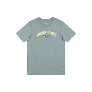 Jack & Jones Junior Tričko 'OUNCE'  dymovo modrá / svetložltá