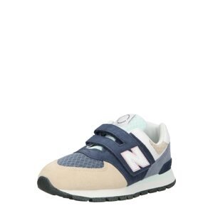 new balance Tenisky  béžová / námornícka modrá / tyrkysová / ružová