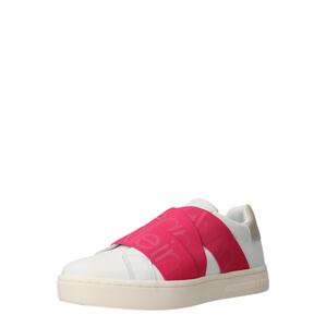 Calvin Klein Jeans Slip-on obuv  tmavošedá / fuksia / biela