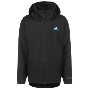 ADIDAS SPORTSWEAR Športová bunda 'Traveer'  tyrkysová / čierna